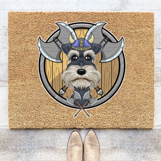 Miniature Schnauzer I Valhalla I Viking Coir Doormats