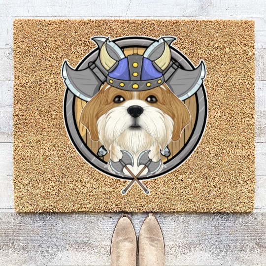 Shih Tzu I Valhalla I Viking Coir Doormats