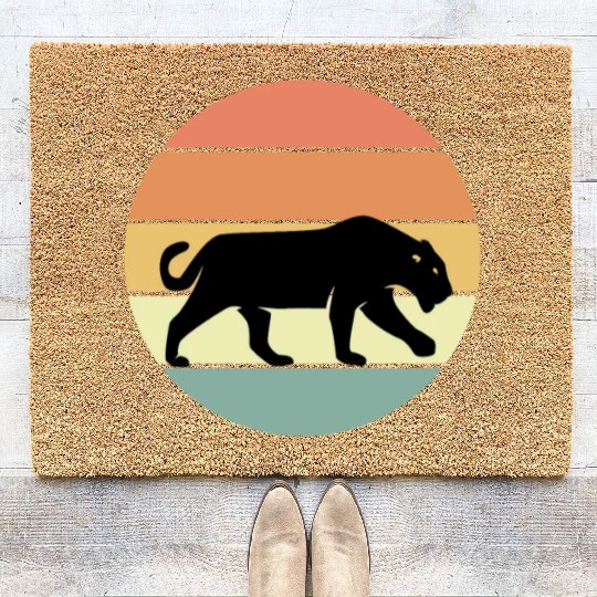 Black Panther Coir Doormats
