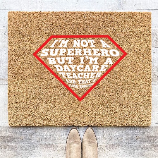 Daycare Teacher Childcare Provider Coir Doormats