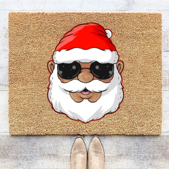 Afro american toddler Black History Month Coir Doormats