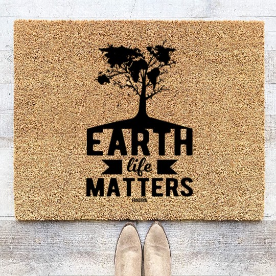 Nature conservation tree forest Coir Doormats