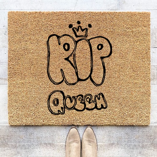 RIP Queen Coir Doormats