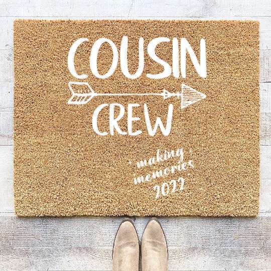 Cousin Crew Making Memories 2022 Friends Reunion Coir Doormats