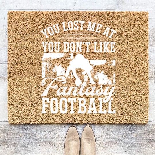 Fantasy Football Player You lost me at Coir Doormats