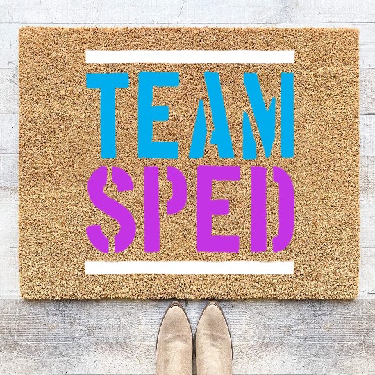 Special Education Teacher Team Sped Coir Doormats