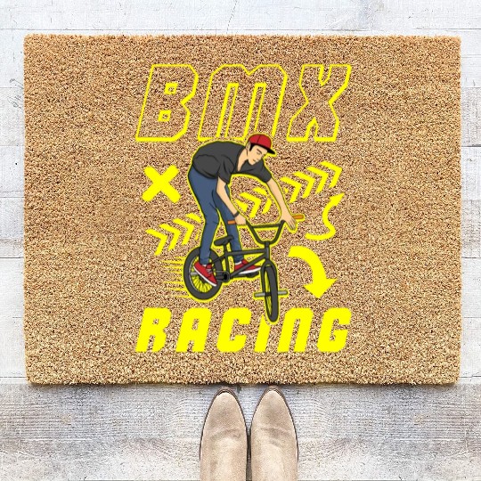 BMX Racing BMX Bike Bicycle Cycling Extreme BMX Coir Doormats