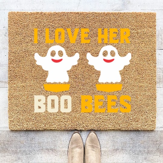 I love her Boo Bees Coir Doormats