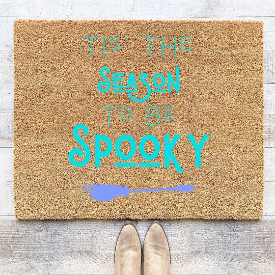 Tis the season to be spooky Coir Doormats
