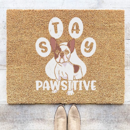 Pet Owner French Bulldog Dog Lovers Lifestyles Coir Doormats