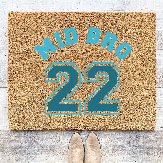 Mid Bro 2022 - Middle Brother Baby Birth Boy Coir Doormats