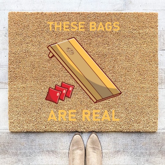 These Bags Are Real - Cornhole Coir Doormats