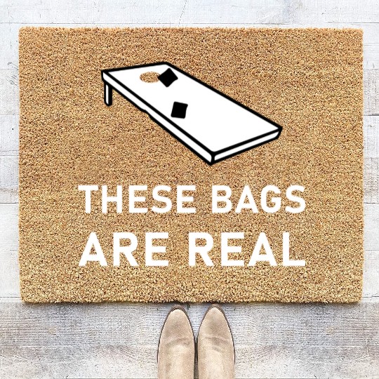 These Bags Are Real - Cornhole Coir Doormats