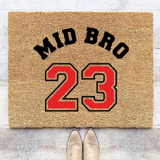 Mid Bro 2023 - Middle Brother Baby Birth Boy Coir Doormats