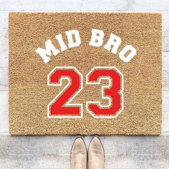Mid Bro 2023 - Middle Brother Baby Birth Boy Coir Doormats