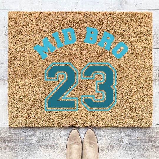 Mid Bro 2023 - Middle Brother Baby Birth Boy Coir Doormats