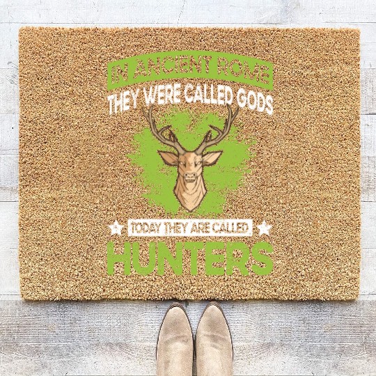 Hunter Saying - American Deer Hunting Coir Doormats