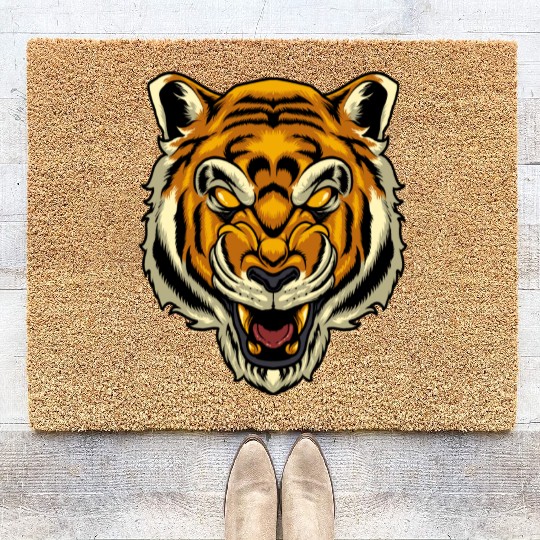 Angry Tiger Coir Doormats