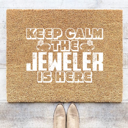 Jewellery Joke Jeweler Jewelry Diamond Gemstone Coir Doormats