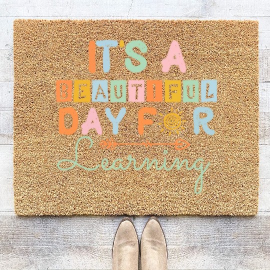 Inspirational Elementary Teacher Preschool Teachin Coir Doormats