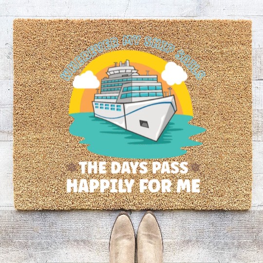 Boating Boat Captain Cruise Ship Cruising Yacht Coir Doormats