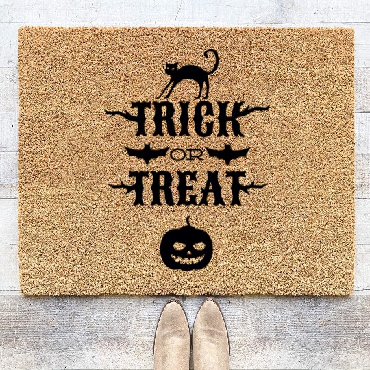 Trick or Treat Coir Doormats