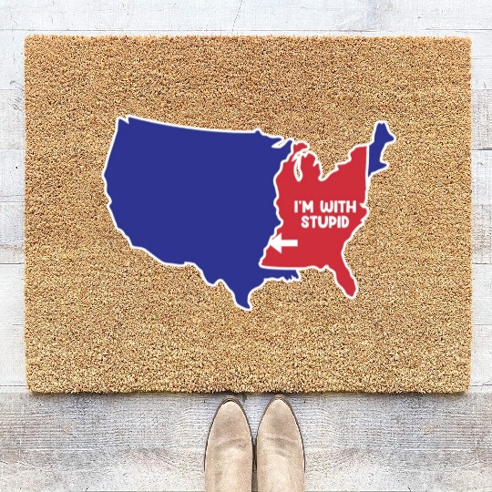 Mississippi Design for patriotic Mississippians Coir Doormats