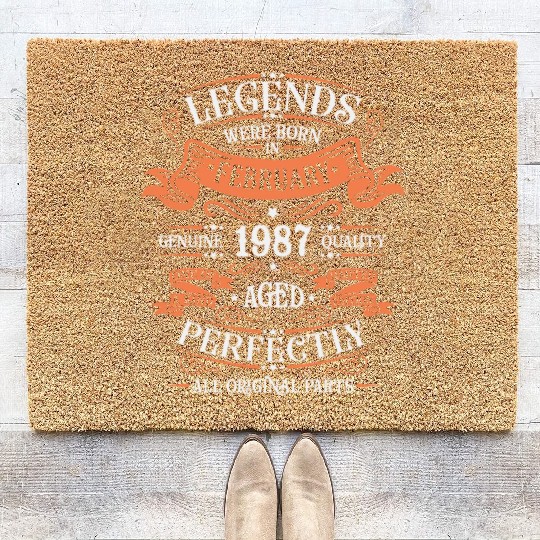 February 1987| February 1987 anniversary 1987 Coir Doormats