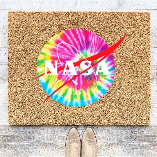 NASA Tie Dye Coir Doormats