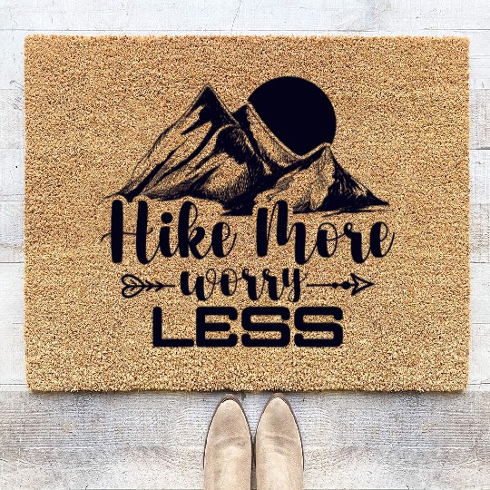 Go Hiking, Mountaineering Hiking Tour Coir Doormats