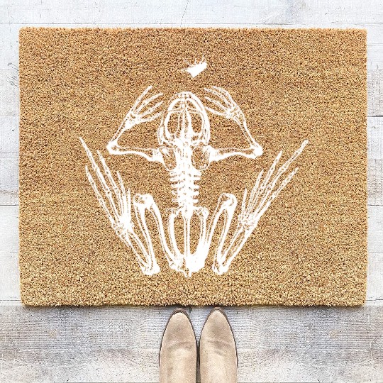 Frog Skeleton Coir Doormats