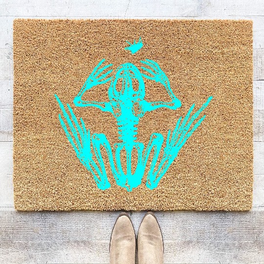 Frog Skeleton Coir Doormats