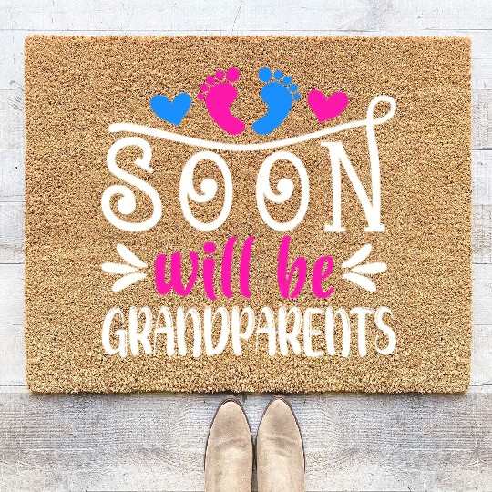 We Will Soon Become Grandparents, Be Grandparents Coir Doormats