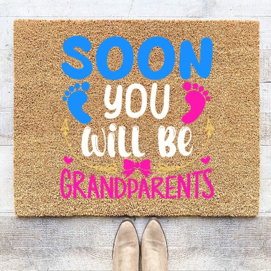 We Will Become Grandparents, Be Grandparents Coir Doormats