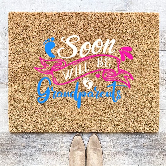 We Will Soon Become Grandparents, Be Grandparents Coir Doormats