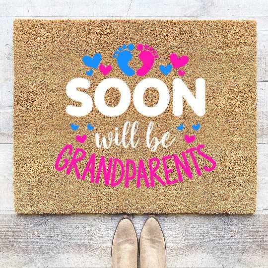 We Will Soon Become Grandparents, Be Grandparents Coir Doormats