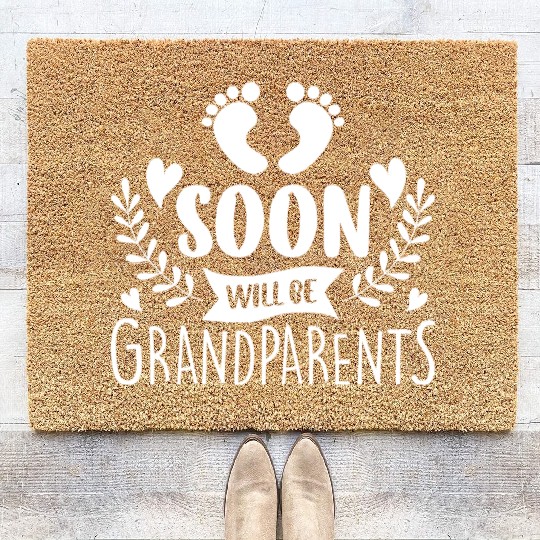 We Will Soon Become Grandparents, Be Grandparents Coir Doormats