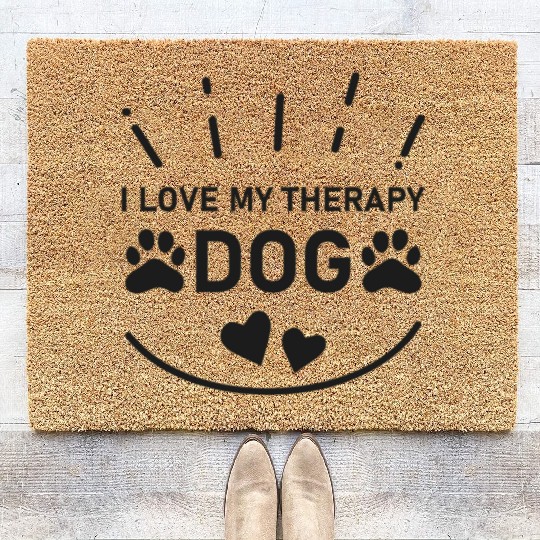 I love my Therapy Dog Coir Doormats