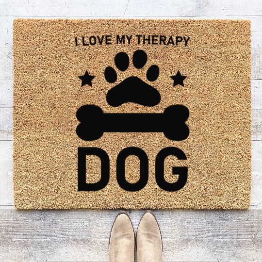 I love my Therapy Dog Coir Doormats