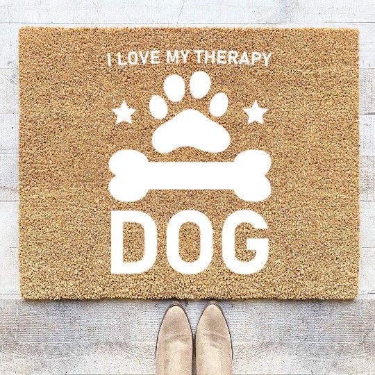 I love my Therapy Dog Coir Doormats