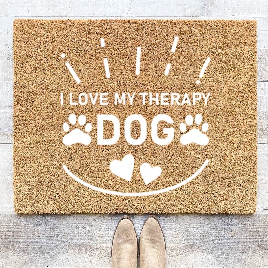 I love my Therapy Dog Coir Doormats