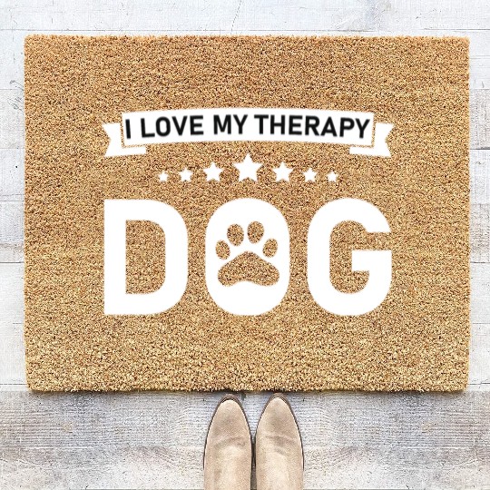 I love my Therapy Dog Coir Doormats