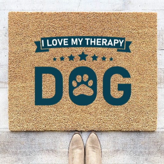 I love my Therapy Dog Coir Doormats