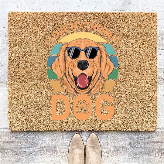 I love my Therapy Dog Coir Doormats