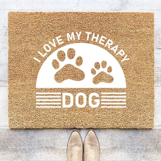 I love my Therapy Dog Coir Doormats