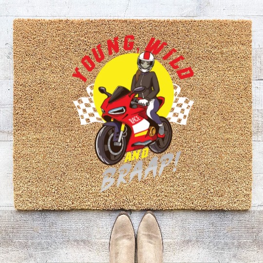 Dirt Bike Dirt Bike Riding Motocross Dirt Biking Coir Doormats