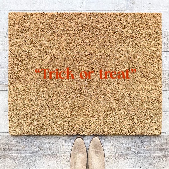 Trick or Treat Coir Doormats