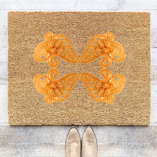 Gold Engagement Jewelry Coir Doormats