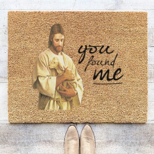 jesus christian Coir Doormats