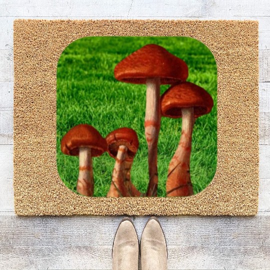 Natural mushroom Coir Doormats